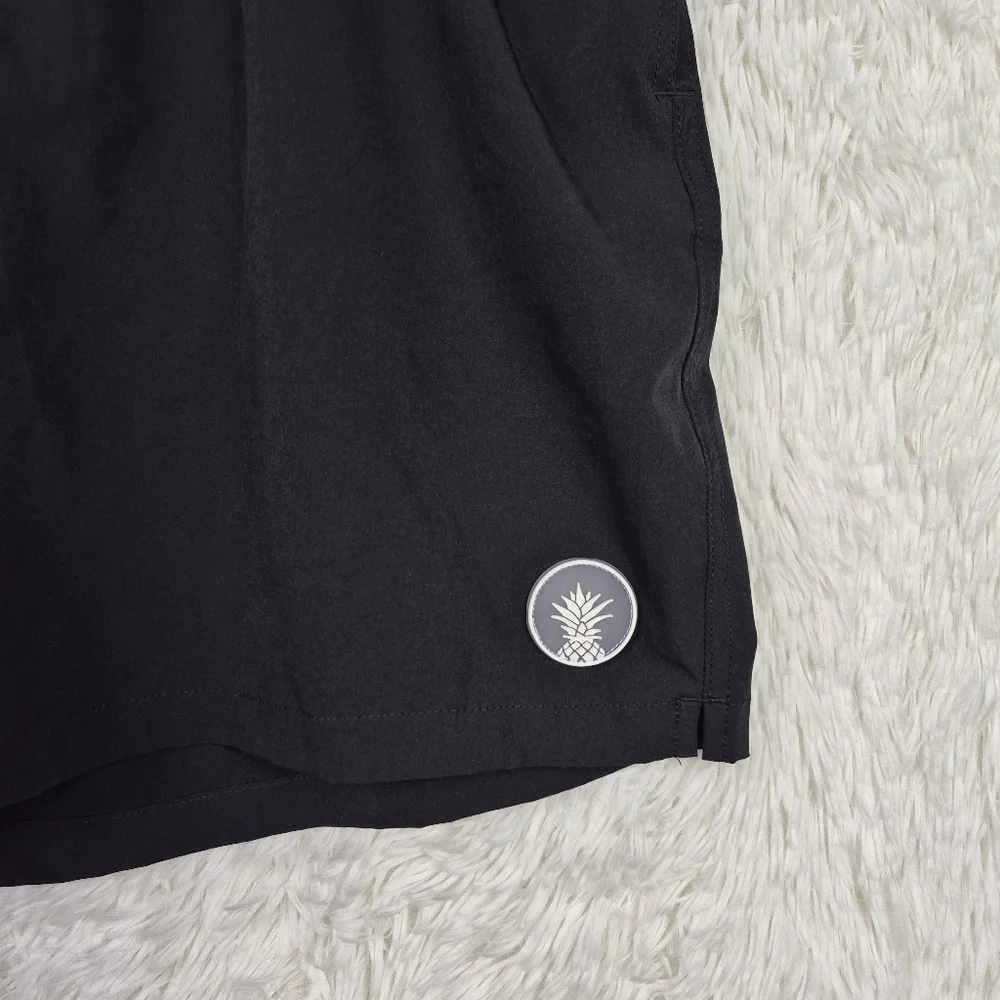 Chubbies Mens 2XL Black The‎ Capes 5.5 in Swim Trunks Resort Beach